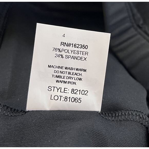 BP Designs Silken Dance Skort in Black Youth Large - Picture 6 of 8